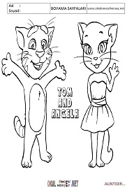 talking-tom boyama sayfaları